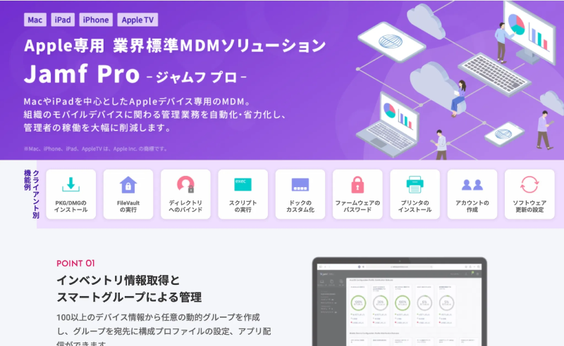 MDMサービスLPのサムネイル画像